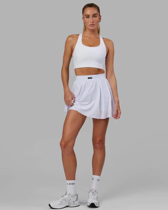 falda ace - blanco mujer LSKD VP42D803 vestir