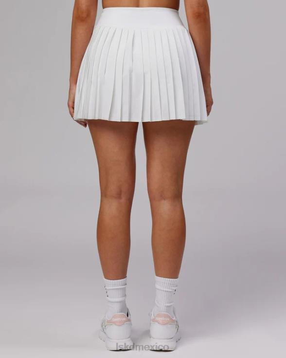 falda de rally - blanco mujer LSKD VP42D809 vestir