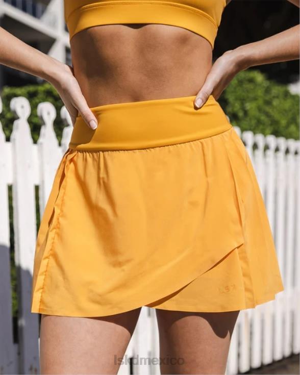 falda de rally - caramelo mujer LSKD VP42D806 vestir