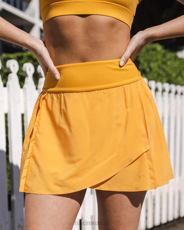 falda de rally - caramelo mujer LSKD VP42D806 vestir