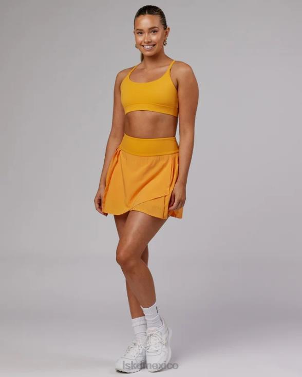 falda de rally - caramelo mujer LSKD VP42D806 vestir
