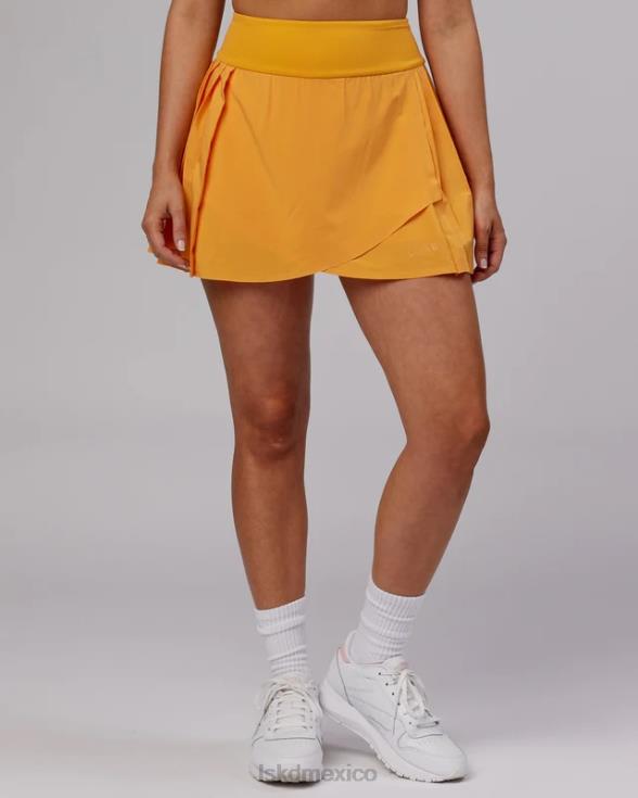 falda de rally - caramelo mujer LSKD VP42D806 vestir