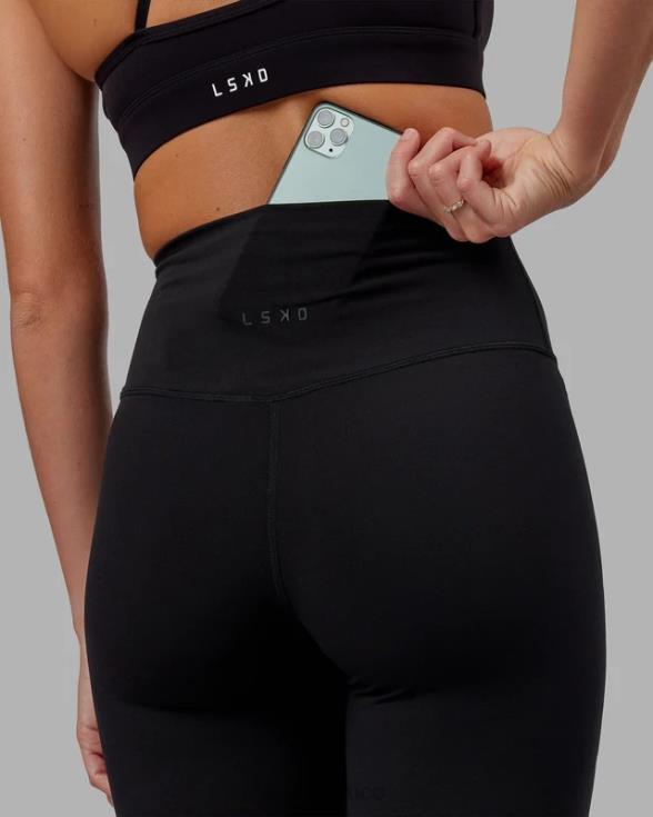 Mallas largas base 2.0 - negro mujer LSKD VP42D623 vestir