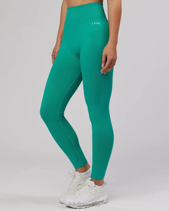 Mallas largas ilimitadas sin costuras - Hyper Teal mujer LSKD VP42D706 vestir