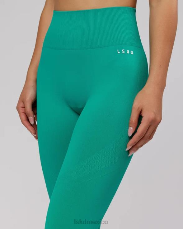 Mallas largas ilimitadas sin costuras - Hyper Teal mujer LSKD VP42D706 vestir