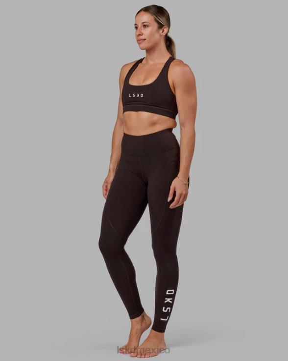 mallas rep x-long - nogal oscuro mujer LSKD VP42D729 vestir