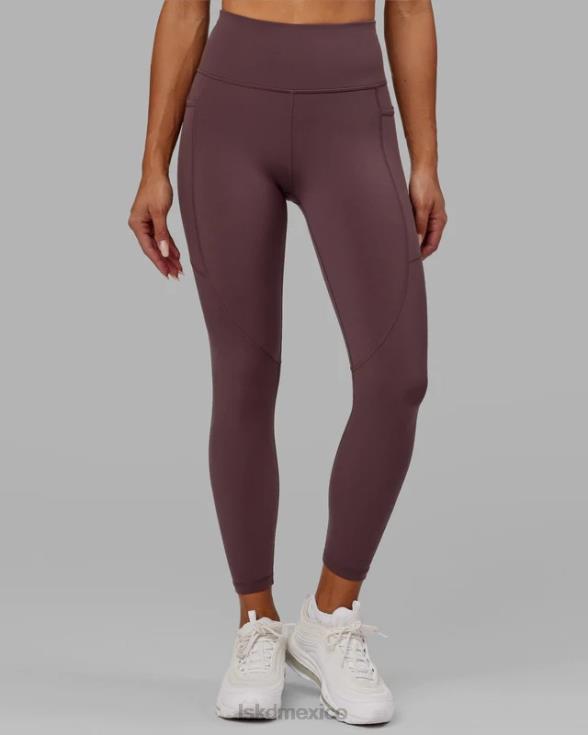 rep 7/8 de longitud apretado - ciruela mujer LSKD VP42D671 vestir