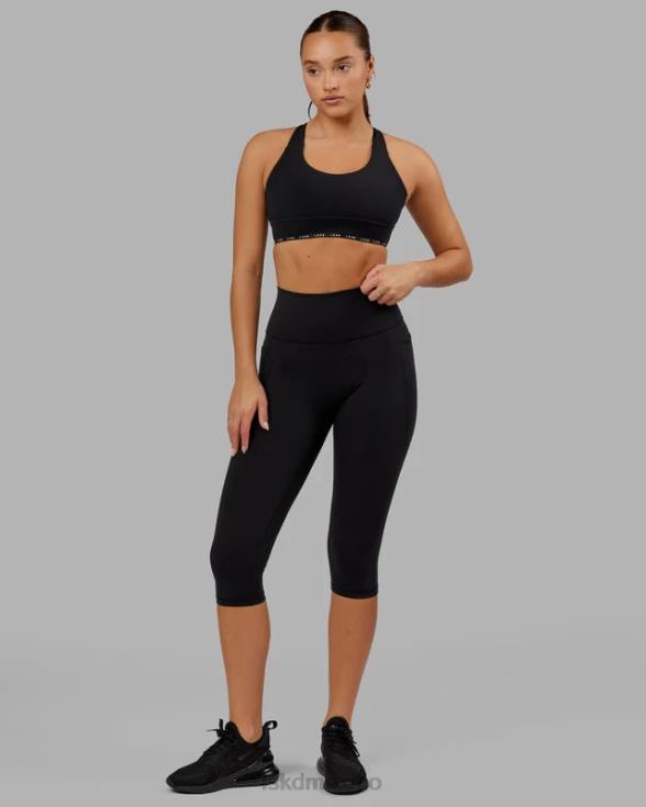 Fusion legging 3/4 de longitud - negro mujer LSKD VP42D547 vestir