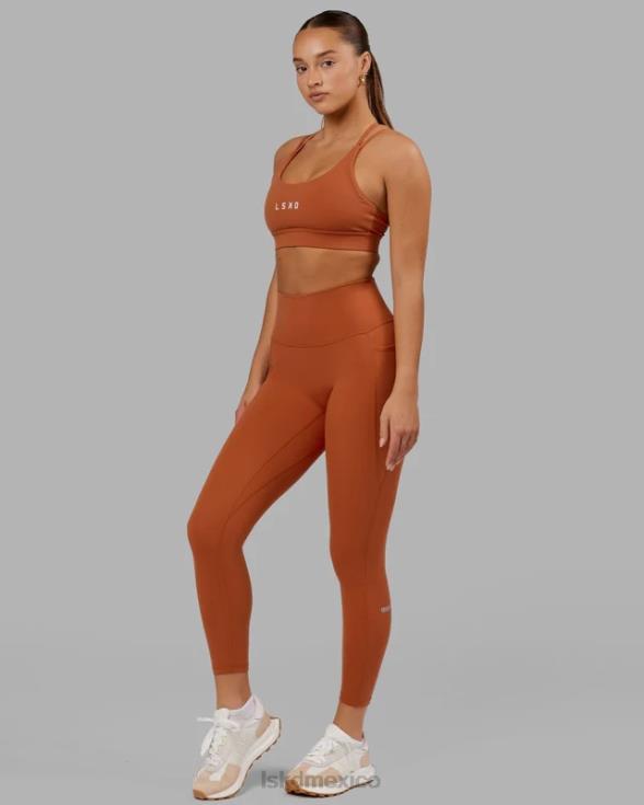 Fusion leggings de longitud 7/8 - castaño rojizo mujer LSKD VP42D634 vestir