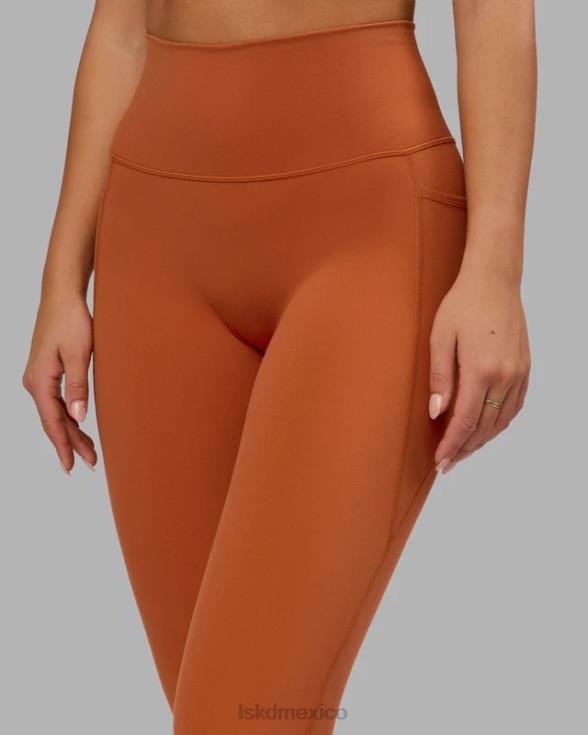 Fusion leggings de longitud 7/8 - castaño rojizo mujer LSKD VP42D634 vestir