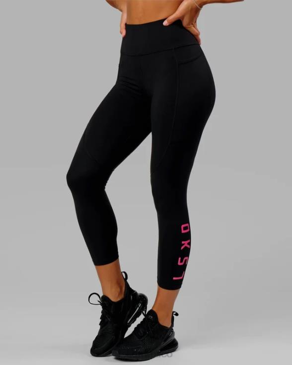 Legging de 7/8 de longitud - negro-boysenberry mujer LSKD VP42D713 vestir