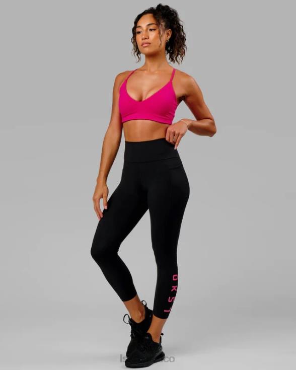 Legging de 7/8 de longitud - negro-boysenberry mujer LSKD VP42D713 vestir