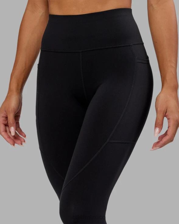 Legging de 7/8 de longitud - negro-hiper verde azulado mujer LSKD VP42D554 vestir