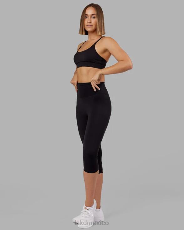 Legging de longitud 3/4 elixir - negro sin logo mujer LSKD VP42D559 vestir