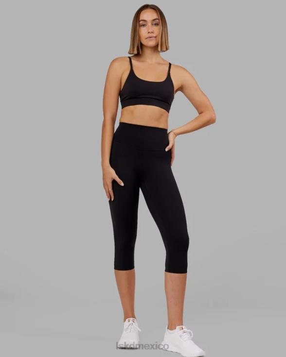 Legging de longitud 3/4 elixir - negro sin logo mujer LSKD VP42D559 vestir