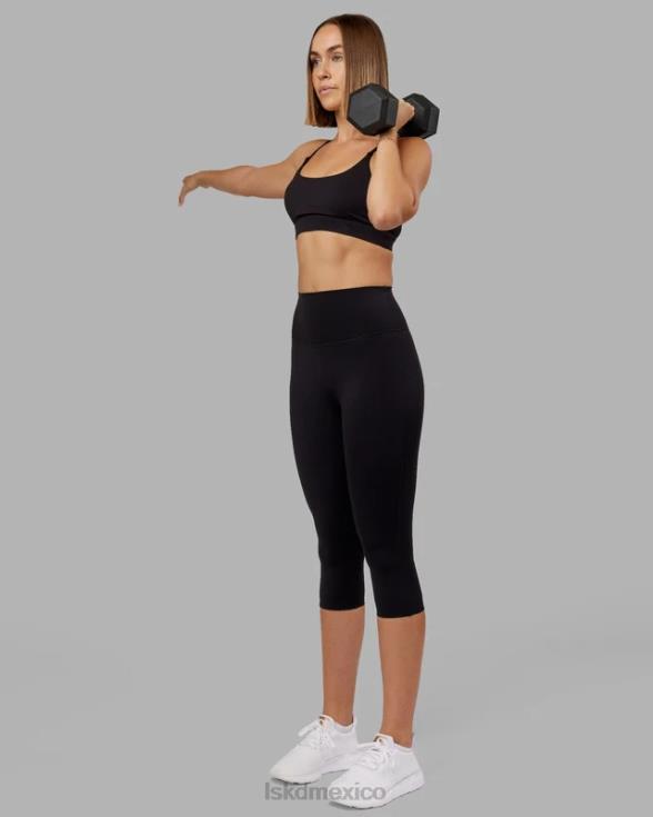 Legging de longitud 3/4 elixir - negro sin logo mujer LSKD VP42D559 vestir