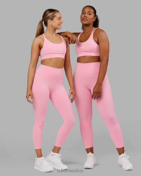 Legging fusion de 7/8 de largo - glaseado rosa mujer LSKD VP42D708 vestir