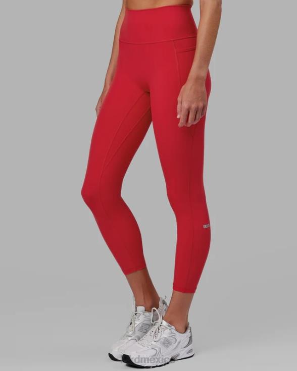 Legging fusion de 7/8 de longitud - escarlata mujer LSKD VP42D631 vestir