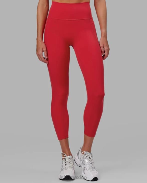 Legging fusion de 7/8 de longitud - escarlata mujer LSKD VP42D631 vestir