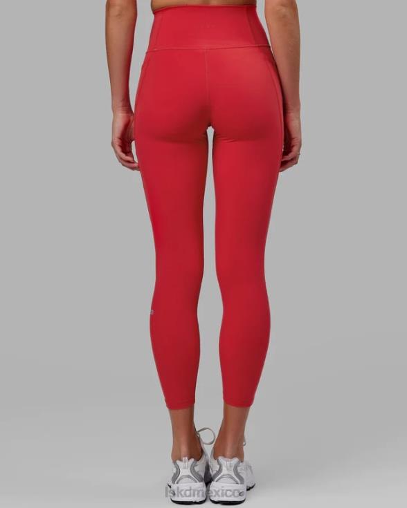 Legging fusion de 7/8 de longitud - escarlata mujer LSKD VP42D631 vestir