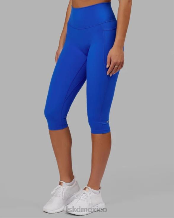 Legging fusion de longitud 3/4 - azul fuerte mujer LSKD VP42D705 vestir