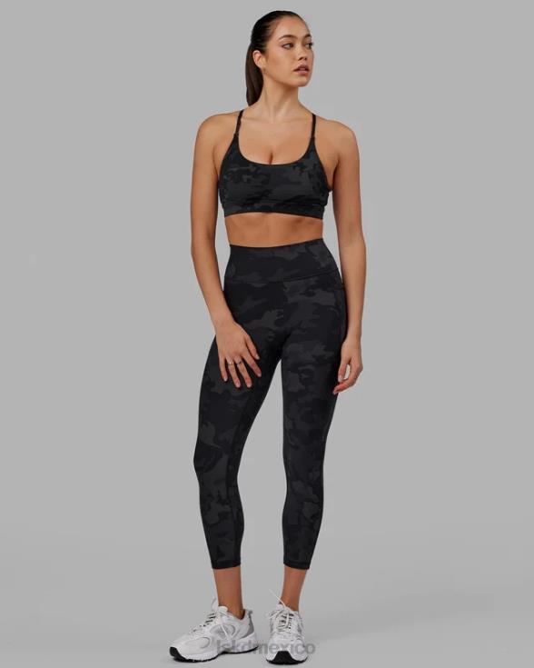 Legging fusion de longitud 7/8 - camuflaje negro mujer LSKD VP42D552 vestir