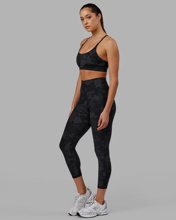 Legging fusion de longitud 7/8 - camuflaje negro mujer LSKD VP42D552 vestir