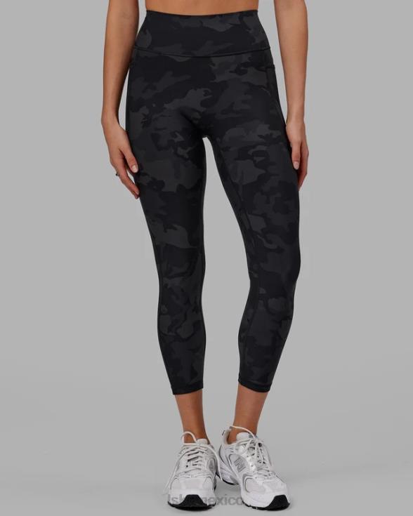 Legging fusion de longitud 7/8 - camuflaje negro mujer LSKD VP42D552 vestir