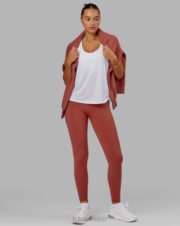 Legging largo completo Base 2.0 - paprika mujer LSKD VP42D711 vestir