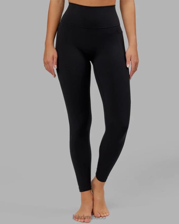 Legging largo completo Fusion - Negro mujer LSKD VP42D530 vestir