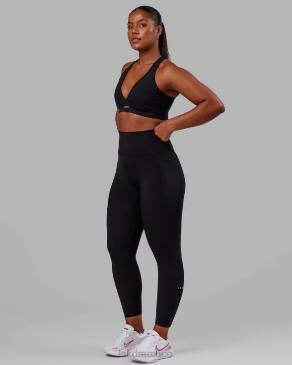 Legging largo completo Fusion - Negro mujer LSKD VP42D530 vestir