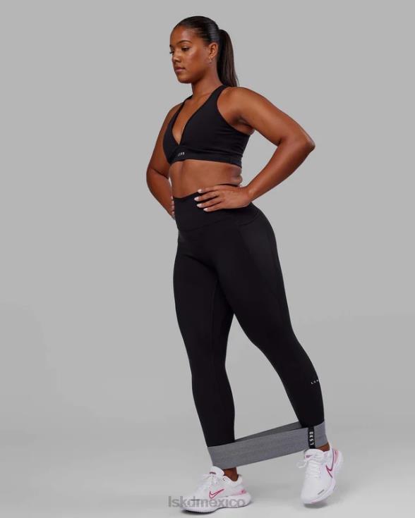 Legging largo completo Fusion - Negro mujer LSKD VP42D530 vestir