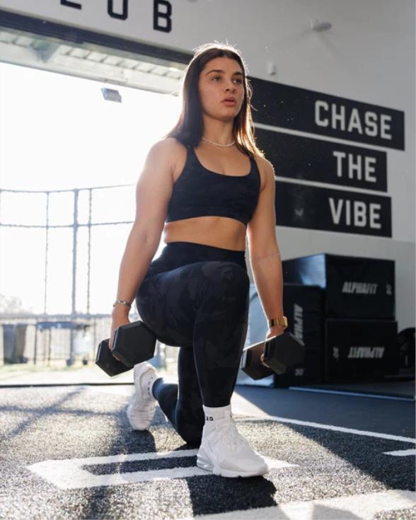 Legging largo completo Fusion - camuflaje negro mujer LSKD VP42D560 vestir