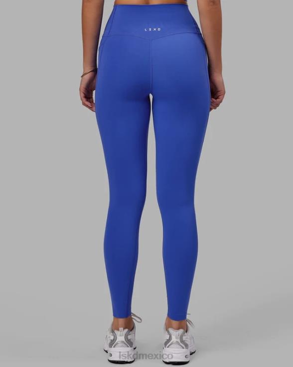Legging largo completo con bolsillos elixir - power cobalt mujer LSKD VP42D575 vestir