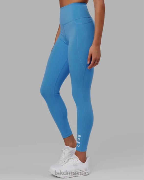 Legging largo flux - azul celeste mujer LSKD VP42D595 vestir