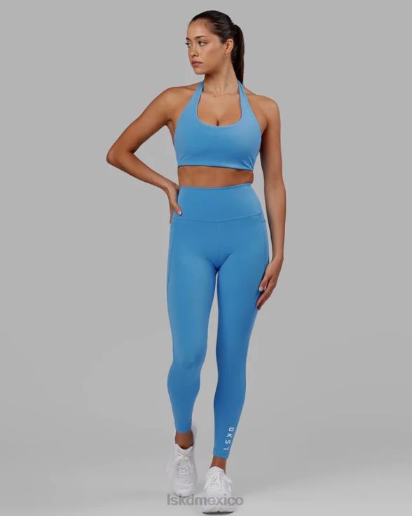 Legging largo flux - azul celeste mujer LSKD VP42D595 vestir