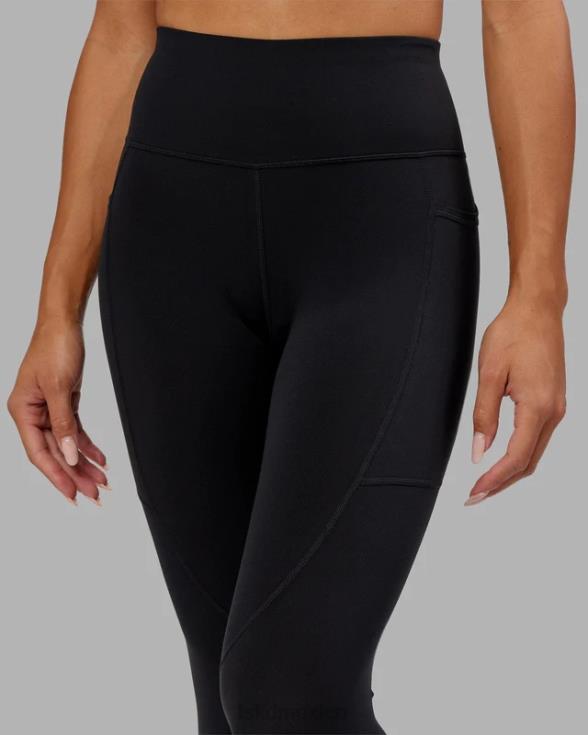 Legging rep 7/8 de largo - negro-azul aciano mujer LSKD VP42D730 vestir