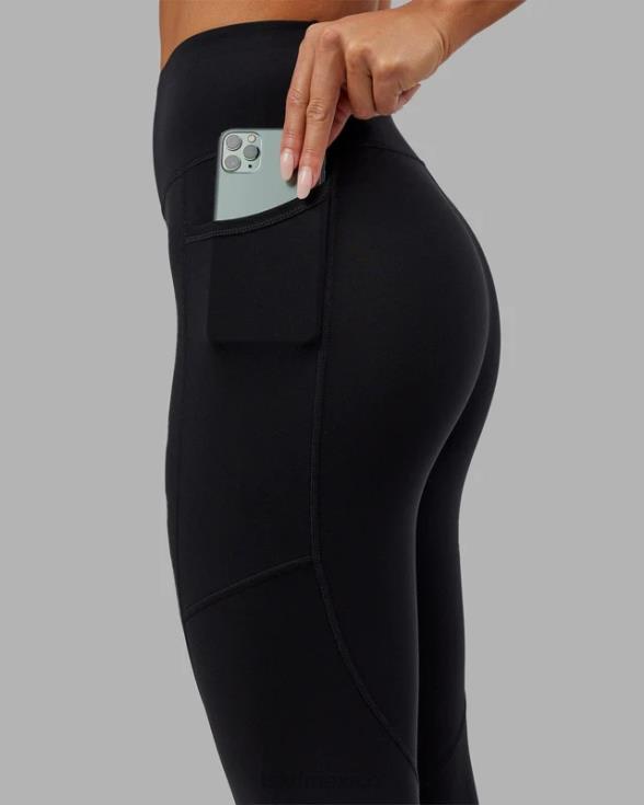 Legging rep 7/8 de largo - negro-azul aciano mujer LSKD VP42D730 vestir