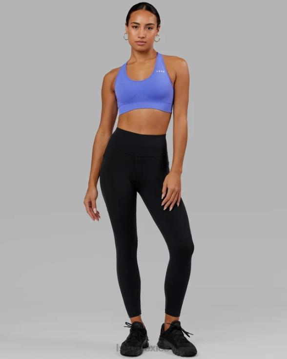 Legging rep 7/8 de largo - negro-azul aciano mujer LSKD VP42D730 vestir