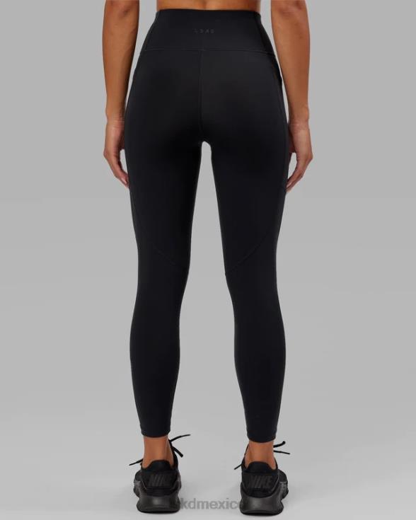 Legging rep 7/8 de largo - negro-azul aciano mujer LSKD VP42D730 vestir