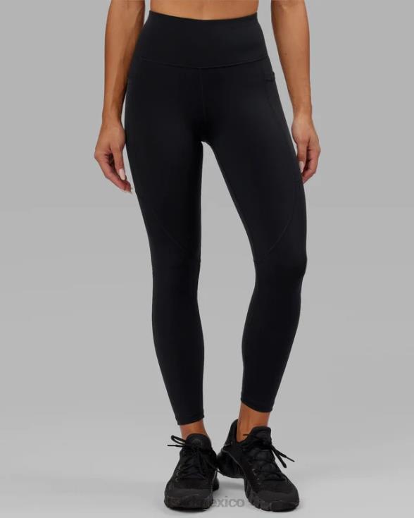 Legging rep 7/8 de largo - negro-azul aciano mujer LSKD VP42D730 vestir