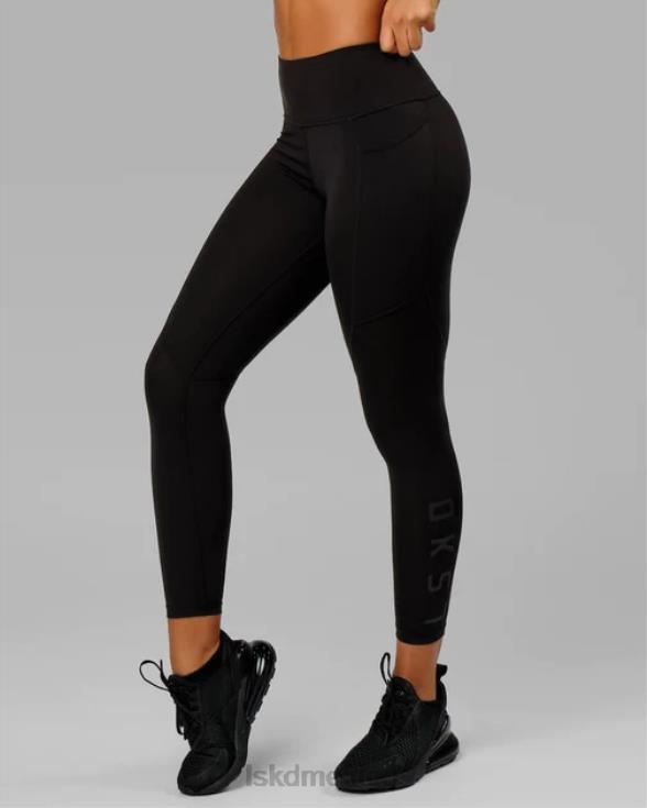 Legging rep 7/8 de largo - negro-negro mujer LSKD VP42D539 vestir