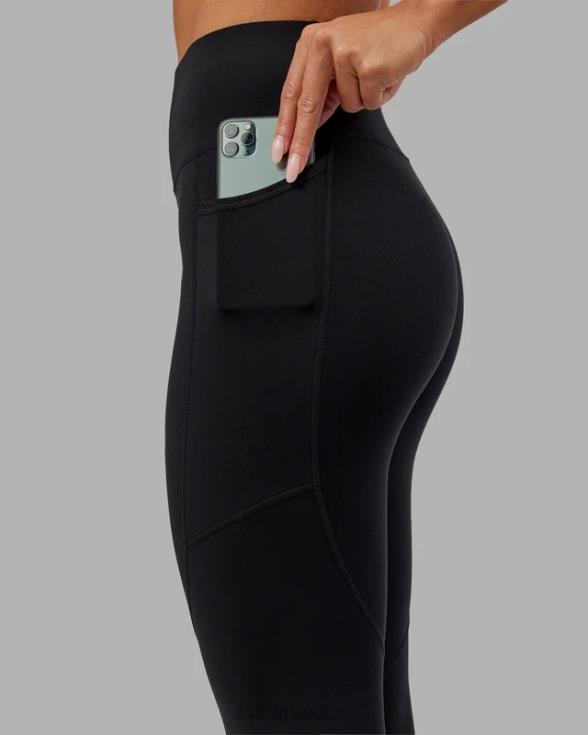 Legging rep 7/8 de longitud - negro-lila mujer LSKD VP42D661 vestir