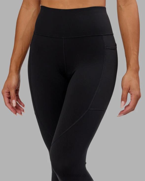 Legging rep 7/8 de longitud - negro-lila mujer LSKD VP42D661 vestir