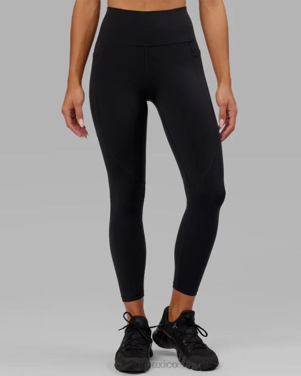 Legging rep 7/8 de longitud - negro-lila mujer LSKD VP42D661 vestir