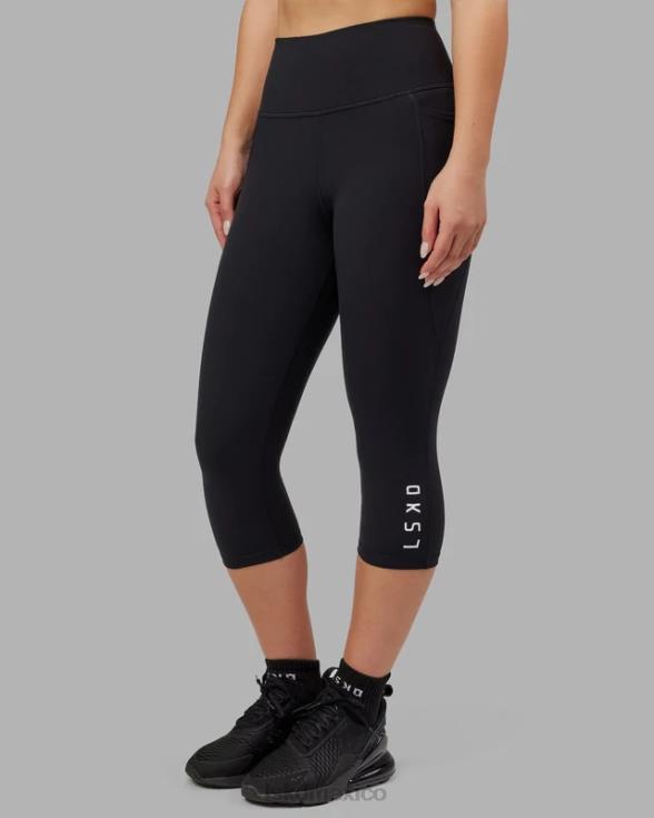 Leggings de longitud 3/4 flux - negro mujer LSKD VP42D557 vestir