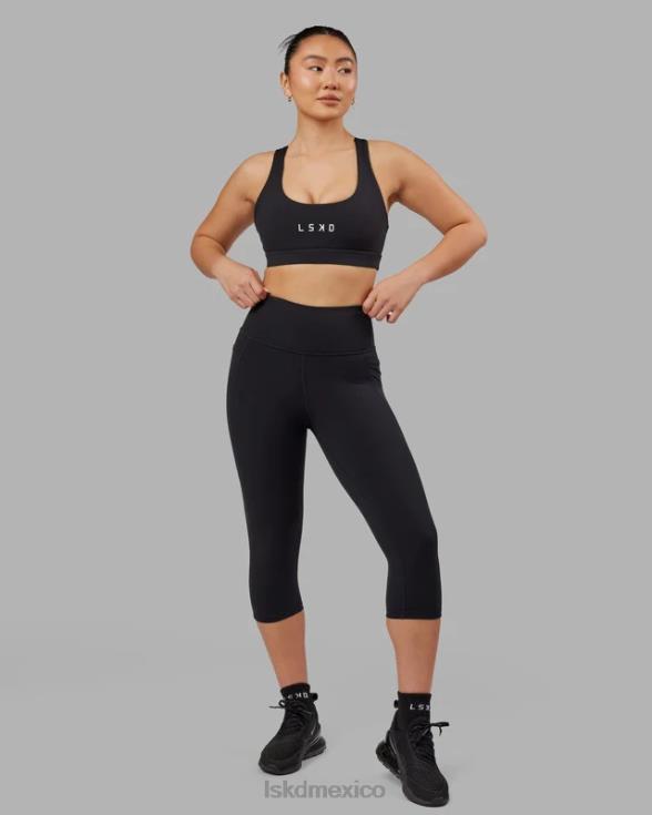Leggings de longitud 3/4 flux - negro mujer LSKD VP42D557 vestir
