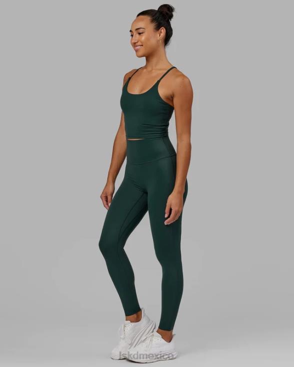 Leggings largos elixir - verde vital mujer LSKD VP42D579 vestir