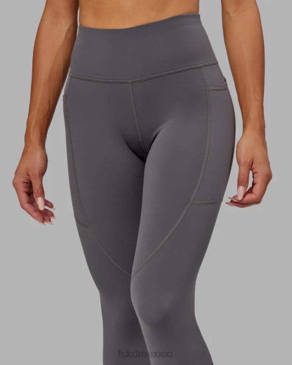 legging de 7/8 de longitud - asfalto mujer LSKD VP42D726 vestir