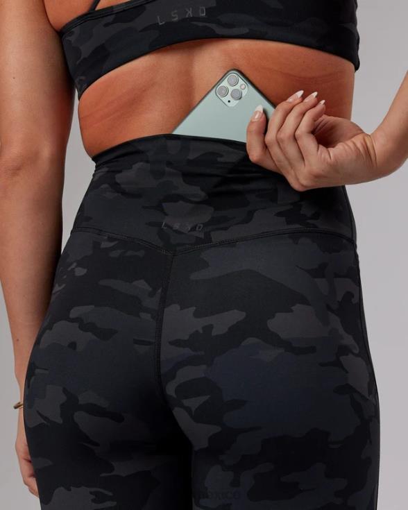 legging elixir x-long - camuflaje negro mujer LSKD VP42D660 vestir